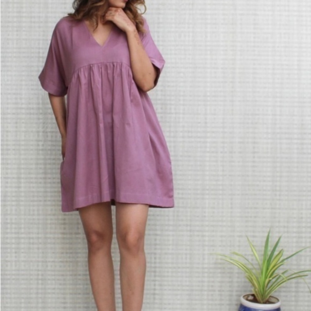 Linen/Cotton Summer Babydoll Dress